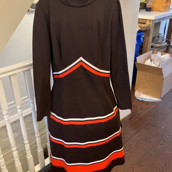 Vintage Brown Poly Superhero Dress - Picture 4 of 10